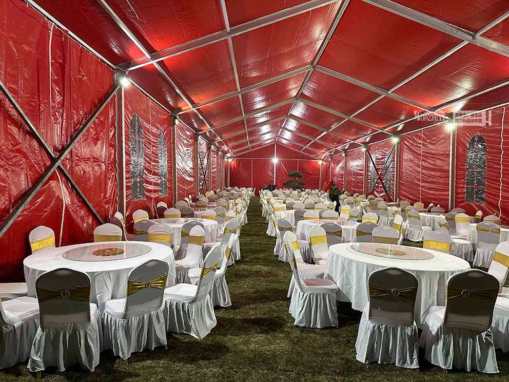 鄭州篷房出租可以承辦宴會聚餐嗎？